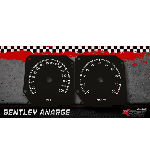 BENTLEY ANARGE // MPH NACH KM/H / Tachoscheiben