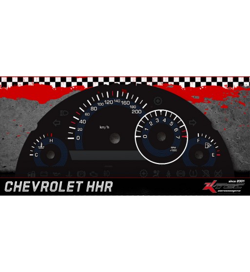 Chevrolet  HHR // MPH - KM/H  Dials