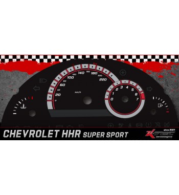 Chevrolet  HHR Super Sport// MPH NACH KM/H  TACHOSCHEIBEN