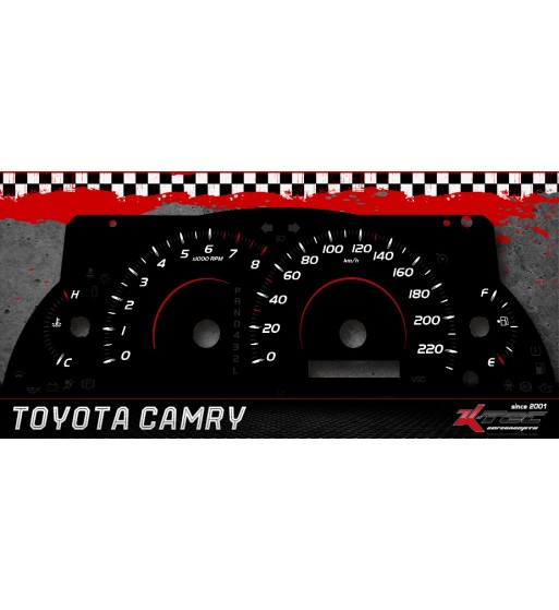 TOYOTA CAMRY 05-09 // MPH NACH KM/H TACHOSCHEIBE