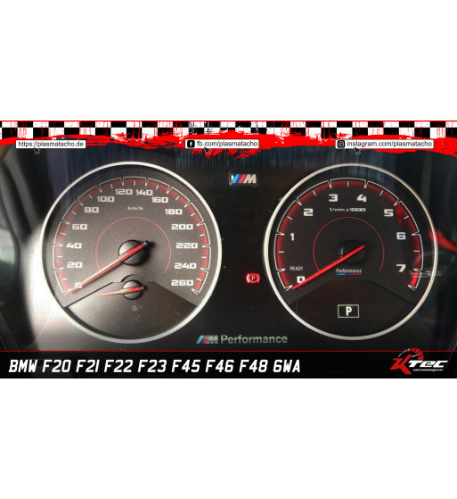 Tachoscheiben Für BMW 1er 2er X1 F20 F22 F23 F45 F48 160 Mph Zu 260 Kmh 6000 Upm