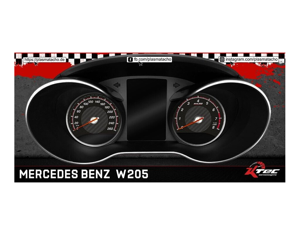 MERCEDES BENZ W205  AMG-Design  Tachoscheiben