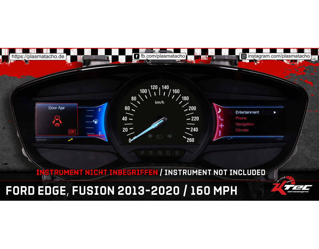 Ford Edge, Fusion 2013-2020 / 160 MPH-kmh Tachoscheibe