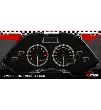 LAMBORGHINI MURCIELAGO SV LP670 DESIGN  TACHOSCHEIBE